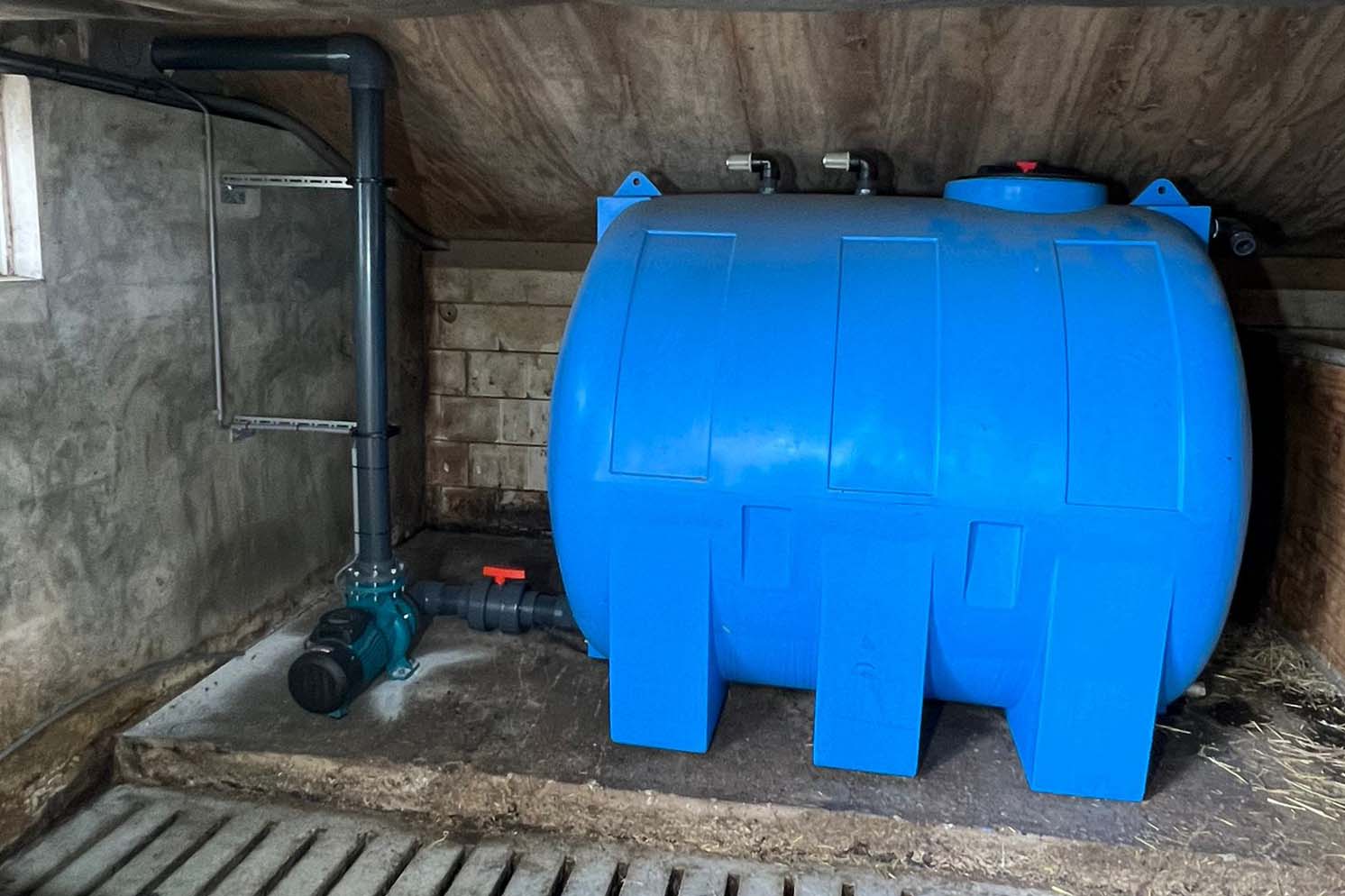 Waterbuffer - Voermengwagen Watersysteem